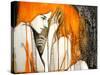 Girl with Orange Hair-null-Stretched Canvas