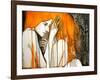 Girl with Orange Hair-null-Framed Art Print