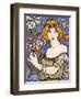 Girl with Orchids, c.1895-Paul Berthon-Framed Giclee Print