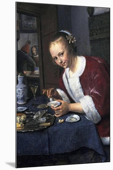 Girl with Oysters-Jan Havicksz Steen-Mounted Giclee Print