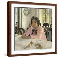 Girl with Peaches, 1887-Valentin Aleksandrovich Serov-Framed Giclee Print