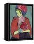 Girl with Peonies, 1909-Alexej Von Jawlensky-Framed Stretched Canvas