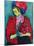 Girl with Peonies-Alexej Von Jawlensky-Mounted Collectable Print