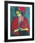 Girl with Peonies-Alexej Von Jawlensky-Framed Giclee Print