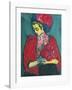 Girl with Peonies-Alexej Von Jawlensky-Framed Giclee Print