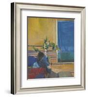 Girl with Plant, 1960-Richard Diebenkorn-Framed Art Print