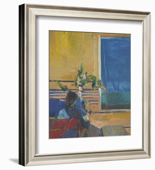 Girl with Plant, 1960-Richard Diebenkorn-Framed Art Print