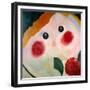 Girl with Ranunculus, 1914-Theo Van Doesburg-Framed Giclee Print