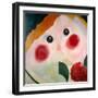 Girl with Ranunculus, 1914-Theo Van Doesburg-Framed Giclee Print