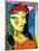 Girl with Red Beret-Pablo Picasso-Mounted Art Print