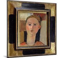Girl with Red Hair, 1915-Amedeo Modigliani-Mounted Giclee Print