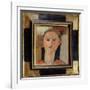 Girl with Red Hair, 1915-Amedeo Modigliani-Framed Giclee Print