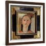 Girl with Red Hair, 1915-Amedeo Modigliani-Framed Giclee Print