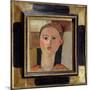 Girl with Red Hair, 1915-Amedeo Modigliani-Mounted Giclee Print