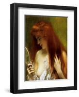 Girl with Red Hair-Henri Gervex-Framed Giclee Print