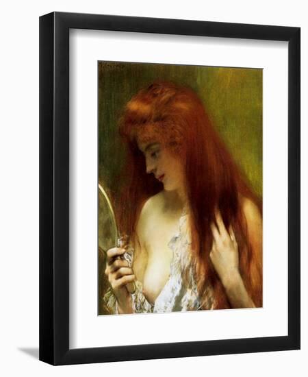 Girl with Red Hair-Henri Gervex-Framed Giclee Print