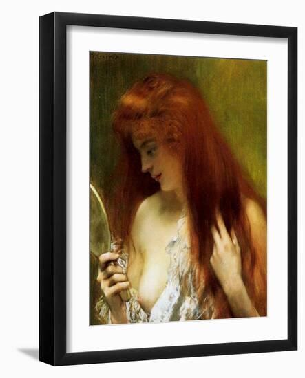 Girl with Red Hair-Henri Gervex-Framed Giclee Print