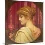 Girl with Red Rose-John William Godward-Mounted Giclee Print