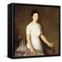 Girl with Red Rose-Charles Webster Hawthorne-Framed Stretched Canvas