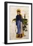 Girl with Red Stockings, 1886-Pierre-Auguste Renoir-Framed Giclee Print