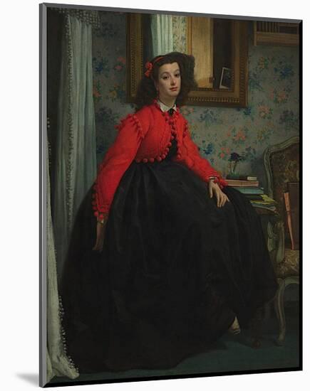 Girl with Red Vest, c.1864-James Tissot-Mounted Art Print