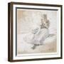 Girl with Shell at Ear, 1880 (Graphite, Charcoal and White Gouache on Paper)-Winslow Homer-Framed Giclee Print