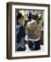 Girl with Shiva Tattoo on Back, Sensoji Temple, Asakusa, Japan-Christian Kober-Framed Premium Photographic Print