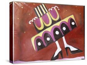 Girl with the Most Cake-Gina Bernardini-Stretched Canvas