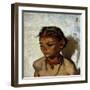 Girl with the Red Necklace-null-Framed Giclee Print