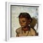 Girl with the Red Necklace-null-Framed Giclee Print