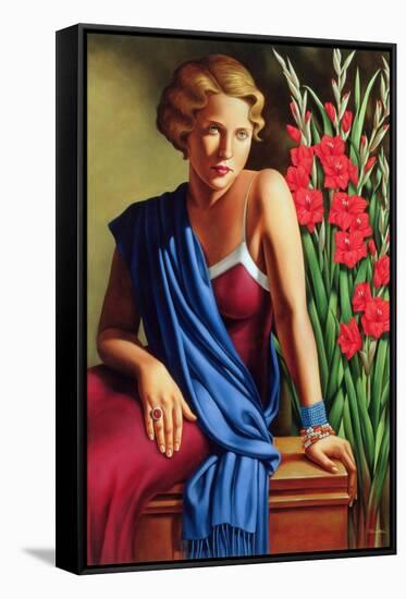 Girl with the Scarab Ring-Catherine Abel-Framed Stretched Canvas