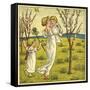 Girl with Toddler and Baby-Kate Greenaway-Framed Stretched Canvas