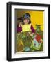 Girl with Toy Farm-Jesus Blasco-Framed Giclee Print