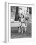 Girl with Toy Telephone-Philip Gendreau-Framed Photographic Print