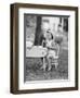 Girl with Toy Telephone-Philip Gendreau-Framed Photographic Print