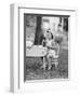 Girl with Toy Telephone-Philip Gendreau-Framed Photographic Print