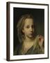 Girl with Veil-Christian Seybold-Framed Giclee Print