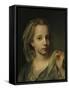 Girl with Veil-Christian Seybold-Framed Stretched Canvas