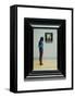 Girl with Vermeer, 2014-Max Ferguson-Framed Stretched Canvas