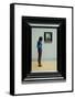 Girl with Vermeer, 2014-Max Ferguson-Framed Stretched Canvas