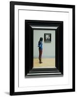 Girl with Vermeer, 2014-Max Ferguson-Framed Giclee Print