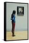 Girl with Vermeer, 2014-Max Ferguson-Framed Stretched Canvas