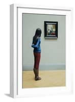 Girl with Vermeer, 2014-Max Ferguson-Framed Giclee Print