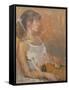 Girl with Violin, 2007-Pat Maclaurin-Framed Stretched Canvas