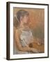 Girl with Violin, 2007-Pat Maclaurin-Framed Giclee Print