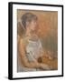 Girl with Violin, 2007-Pat Maclaurin-Framed Giclee Print