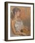 Girl with Violin, 2007-Pat Maclaurin-Framed Giclee Print