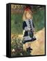 Girl with Watering Can, 1876-Pierre-Auguste Renoir-Framed Stretched Canvas