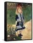 Girl with Watering Can, 1876-Pierre-Auguste Renoir-Framed Stretched Canvas