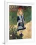 Girl with Watering Can, 1876-Pierre-Auguste Renoir-Framed Giclee Print